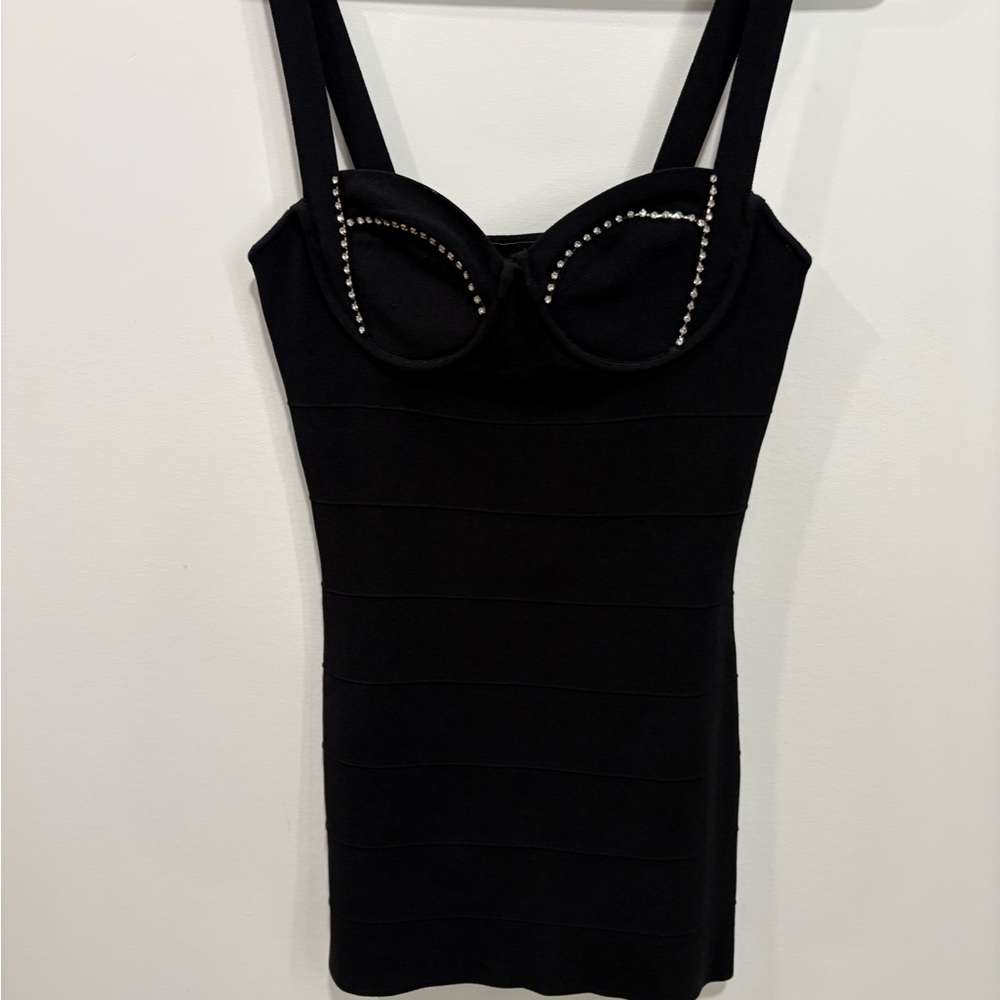 Bershka Black Knit Top